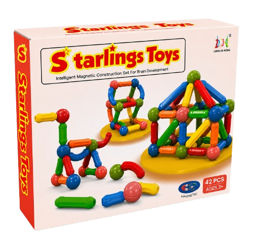 Starlings Toys Magnetic Set 42PCS Kids Toy